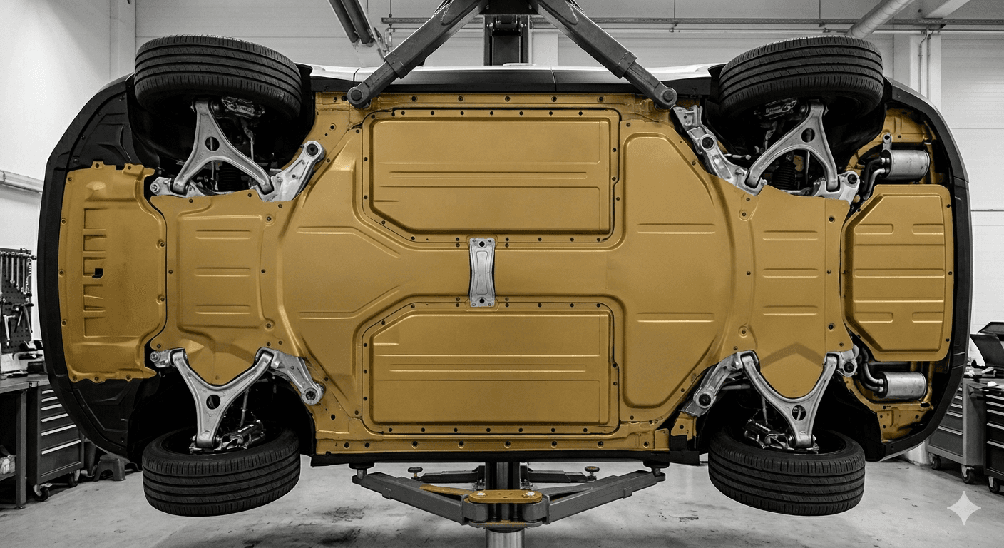 Polestar 3 – undergolvspanel